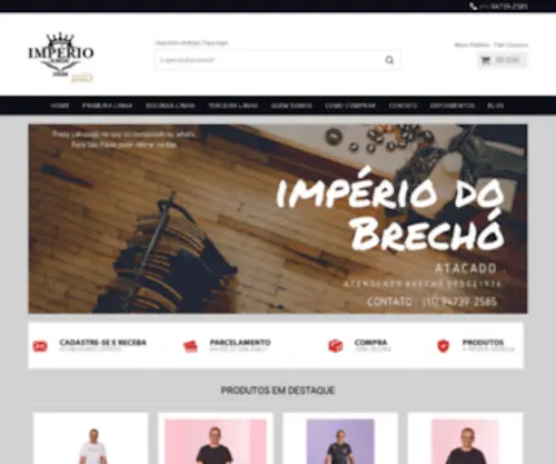 Imperiodobrecho.com.br(Atacado de roupas usadas situado na Vila Maria) Screenshot