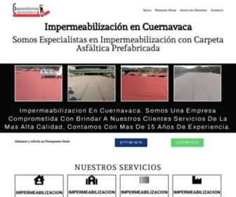 Impermeabilizacionescuernavaca.com.mx(IMPERMEABILIZACIONES) Screenshot