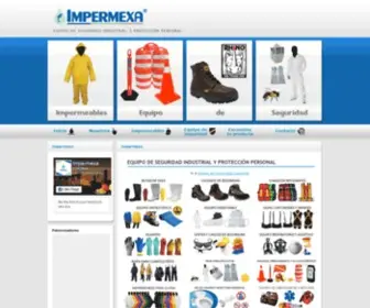 Impermexa.com(Venta de Impermeables para lluvia y Equipo de Seguridad. Equipos de protección personal) Screenshot