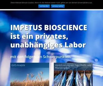 Impetus-Bioscience.de(Impetus Bioscience) Screenshot