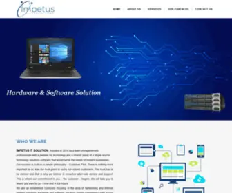 Impetusitsolution.com(Impetus IT Solution) Screenshot