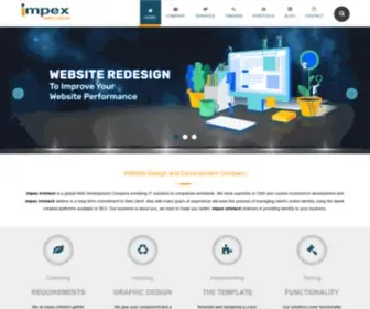 Impexinfotech.com(Impex Infotech) Screenshot