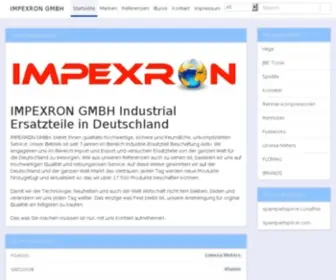 Impexron.de(Industrie Ersatzteile in Deutschland) Screenshot
