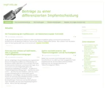 IMPF-Info.de(Impfen) Screenshot