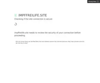 Impffreilife.site(Impffreilife site) Screenshot