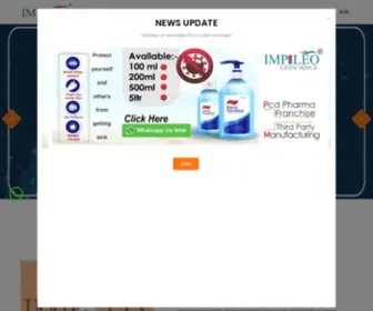 Impileolifescience.com(Impileo Lifescience Pvt Ltd) Screenshot