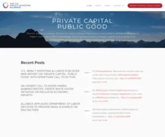 Impinvalliance.org(Impact Investing Alliance) Screenshot