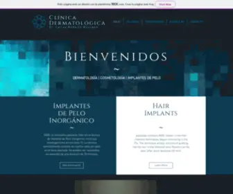 Implamex.com(Clínica Dermatológica e Implantes de pelo) Screenshot