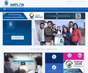 Implanags.gob.mx(IMPLAN) Screenshot