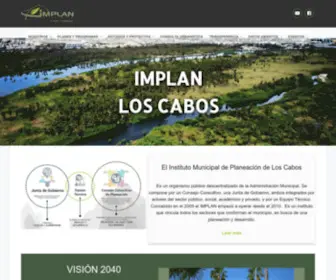 Implanloscabos.mx(Implan los cabos) Screenshot