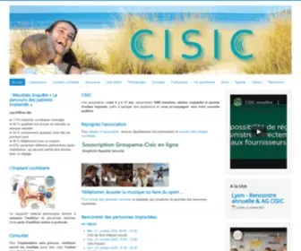 Implant-Cochleaire.com(Centre d'Information sur l'Implant Cochléaire (CISIC)) Screenshot