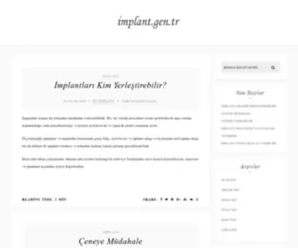Implant.gen.tr(Diş) Screenshot