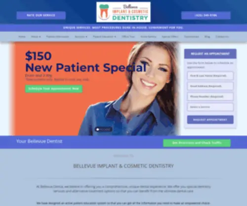 Implantdentalbellevue.com(Implantdentalbellevue) Screenshot