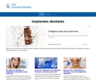 Implantesdentalesmedicos.com(Implantes dentales) Screenshot