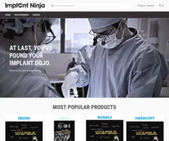 Implantninjaedu.com(Implant Ninja Education) Screenshot