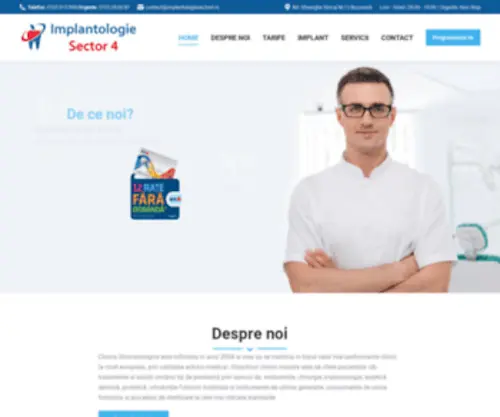 Implantologiesector4.ro(Clinica Stomatologica Sector 2 Bucuresti) Screenshot