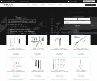 Implantsurgical.com(Surgical Instruments) Screenshot