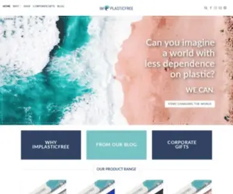 ImplasticFree.com(Matchmaking platform for plastic pollution solutions) Screenshot