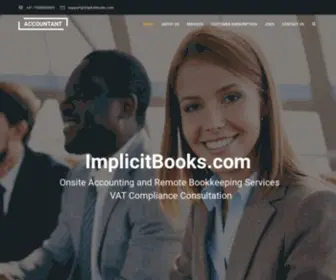 Implicitbooks.com(Bookkeeping Services) Screenshot