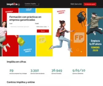 Implika.es(Centro de Estudios IMPLIKA) Screenshot