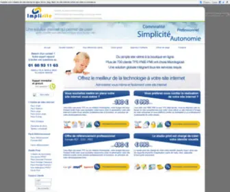 Implisite.com(Gestion et création de site internet en ligne de site vitrine et e) Screenshot