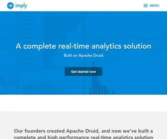 Imply.io(Operational analytics) Screenshot