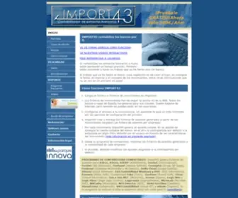 Import43.com(INICIO) Screenshot