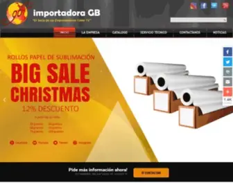 Importadoragb.com(Importadora de equipos e insumos de sublimaci) Screenshot