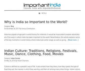 Importantindia.com(Indian History) Screenshot