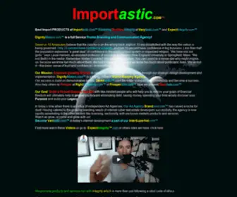 Importastic.com(Forsale Lander) Screenshot