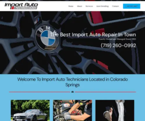 Importautotechinc.com(Import Auto Technicians) Screenshot