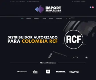 Importgrouppro.com(Audio Profesional) Screenshot