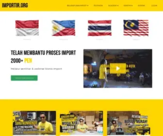 Importir.org(Import Produk Dari China dengan Modal Rp 9.500.000) Screenshot