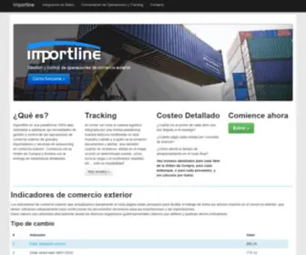 Importline.cl(Control de operaciones de comercio exterior) Screenshot