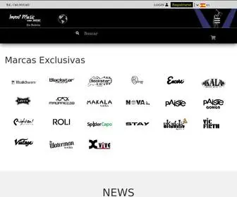 Importmusicbolivia.com(Import Music Bolivia) Screenshot