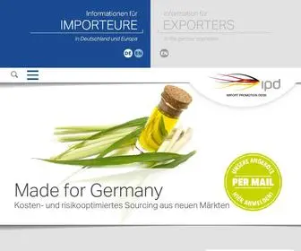 Importpromotiondesk.de(Import Promotion Desk) Screenshot
