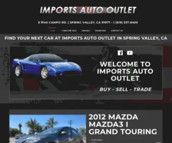 Importsautooutlet.com(Importsautooutlet) Screenshot