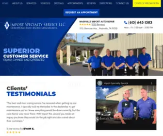 Importspecialty.com(Import Specialty Service LLC) Screenshot