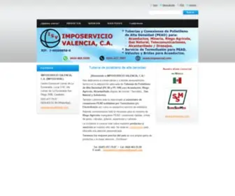 Imposerval.com(Tuberia de polietileno de alta densidad) Screenshot