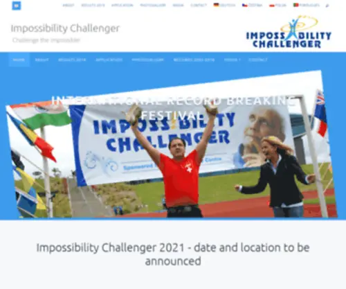 Impossibilitychallenger.com(Challenge the impossible) Screenshot