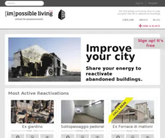 Impossibleliving.com(Impossible living) Screenshot