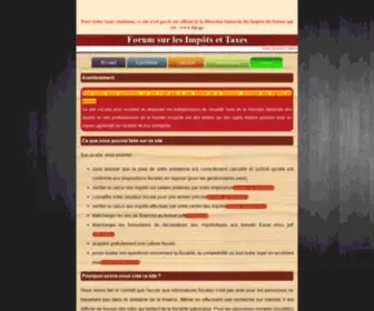 Impots-ET-Taxes.com(Les impôts et taxes au gabon) Screenshot