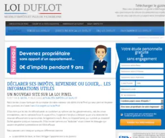 Impots-Loi-Duflot.fr(Loi Duflot) Screenshot