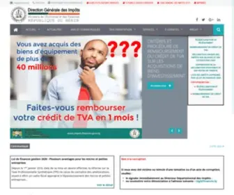 Impots.bj(La direction générale des impôts (dgi)) Screenshot