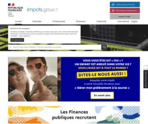 Impots.gouv.fr(Accueil) Screenshot