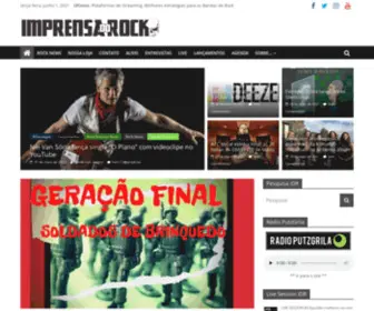 Imprensadorock.com.br(Imprensa do Rock) Screenshot