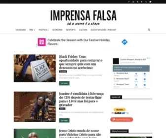 Imprensafalsa.com(Imprensa Falsa) Screenshot