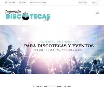 Imprentadiscotecas.com(Imprenta Discotecas) Screenshot