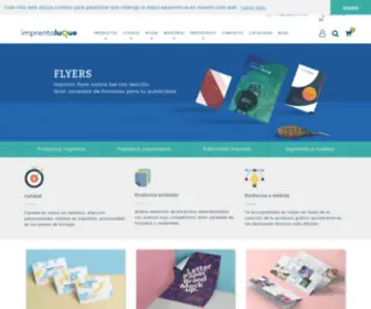 Imprentaluque.es(Imprenta online) Screenshot