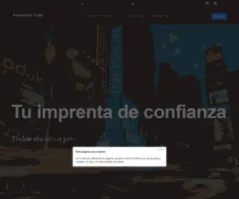 Imprentatodo.es(Imprenta) Screenshot